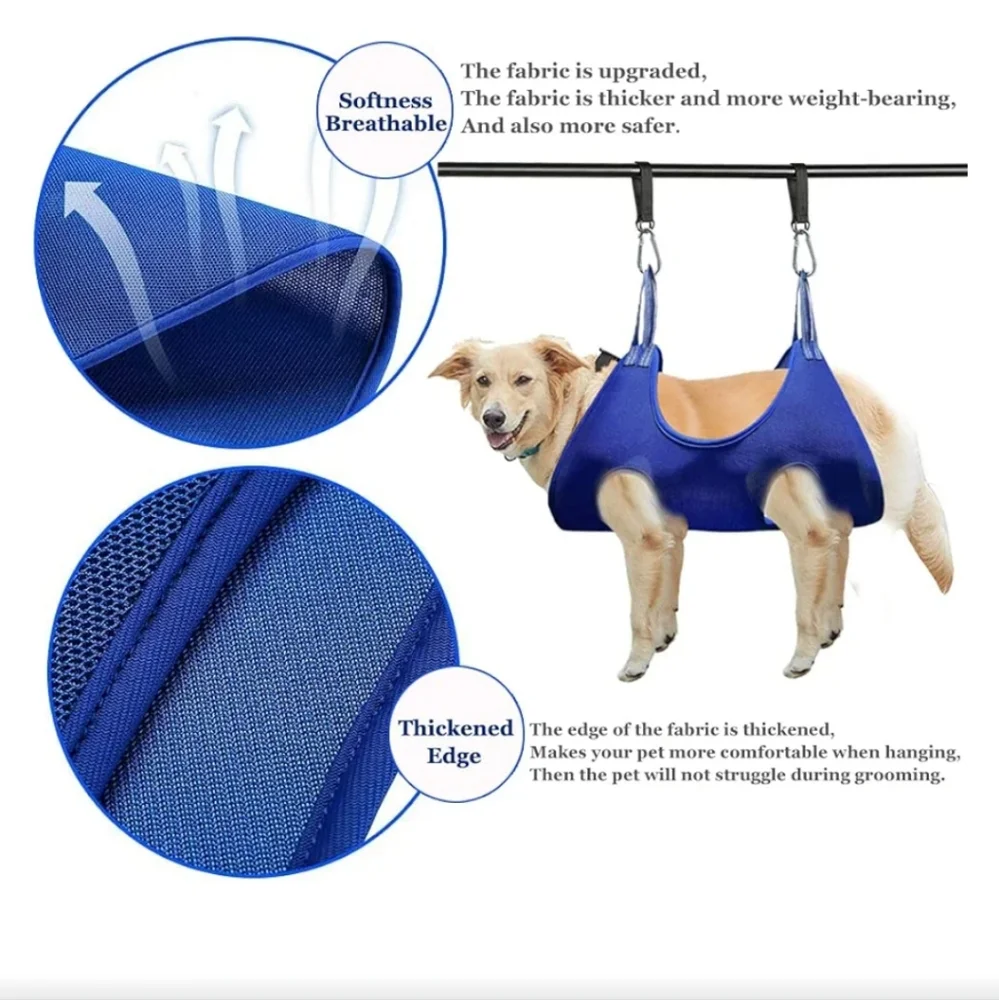 KONTY Pet Grooming Hammock, M, up to 65lbs